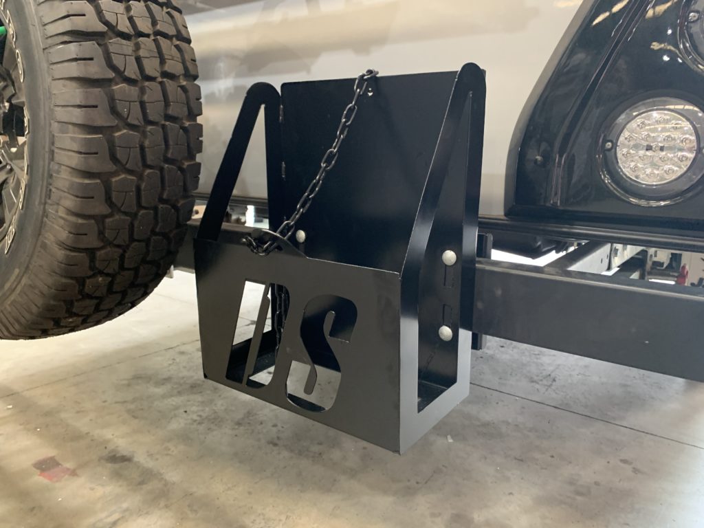 DS Rear Mounted Jerry Can Holder - DS Custom Toolboxes